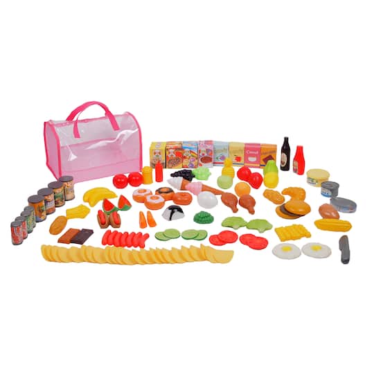 Gi-Go Play Food In Carry Bag, 120ct.
